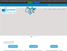 Tablet Screenshot of eurolabel.it